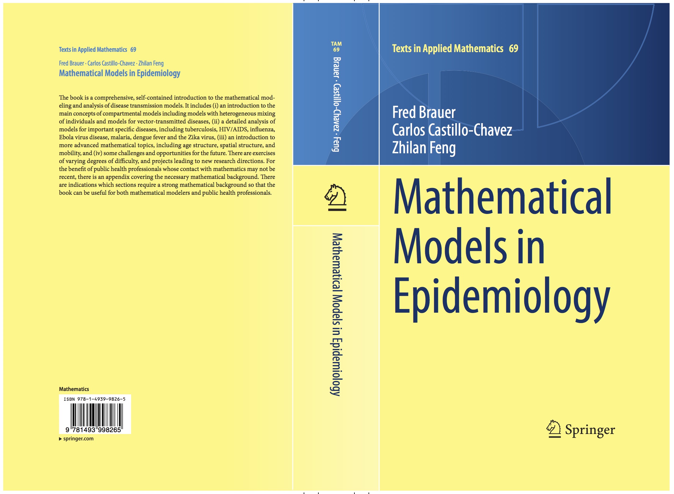 Mathematical Models in Epidemiology cover.